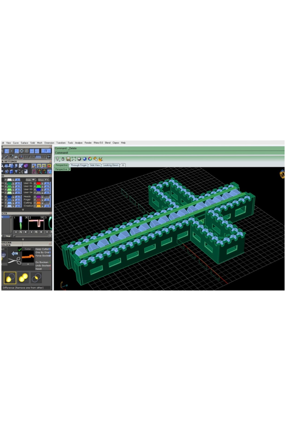 3D CAD modeling of jewelry design