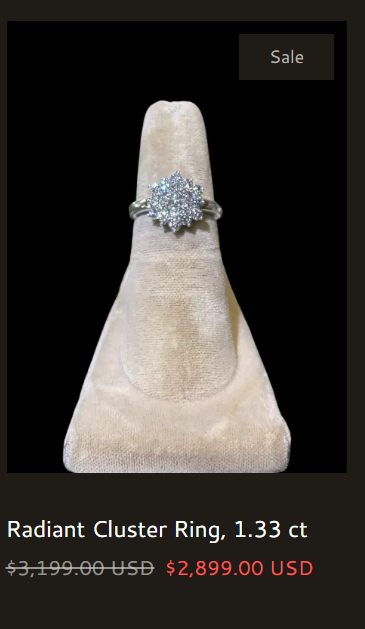 Radiant Cluster Ring